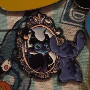 Stitch looking mirror Maleficent Fantasy pin!